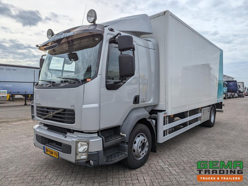 Volvo FL280 4x2 SleepCab 16T Euro5 6CIL - 5.60m GeslotenBak + Laadklep 2500KG - Standkachel - Zijdeur - Servicewagen (V758) - Φορτηγό κόφα: φωτογραφία 1 Volvo FL280 4x2 SleepCab 16T Euro5 6CIL - 5.60m GeslotenBak + Laadklep 2500KG - Standkachel - Zijdeur - Servicewagen (V758) - Φορτηγό κόφα: φωτογραφία 1