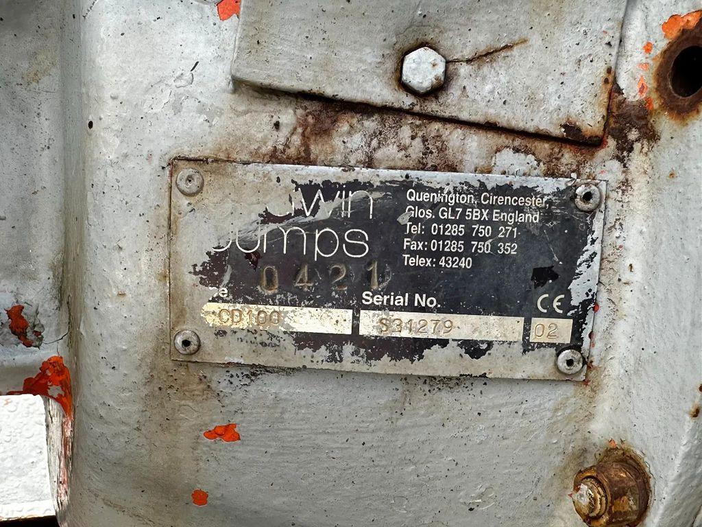 Αντλία νερού GODWIN CD100 Water pump 3 Cilinder perkins: φωτογραφία 6