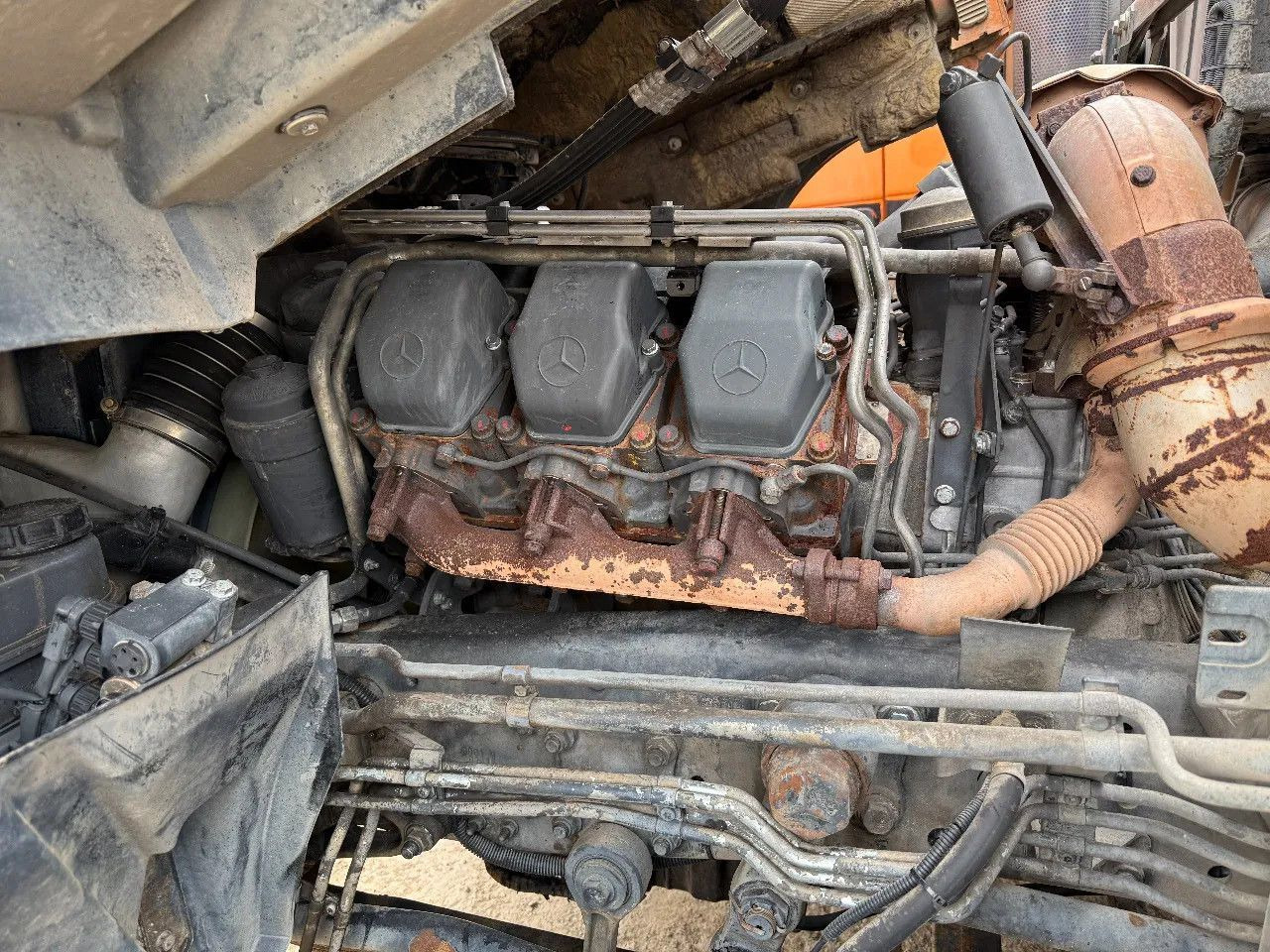 Φορτηγό ανατρεπόμενο Mercedes-Benz Actros 4140 V6 8X4 Tipper Spring/Spring Manual G: φωτογραφία 26