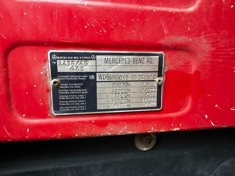 Φορτηγό ανατρεπόμενο Mercedes-Benz SK 2435 V8 6X2 Tipper EPS Manual Gearbox: φωτογραφία 15 Φορτηγό ανατρεπόμενο Mercedes-Benz SK 2435 V8 6X2 Tipper EPS Manual Gearbox: φωτογραφία 15