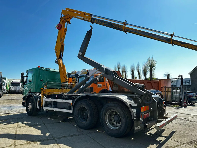 Scania P114-380 6X2 Ampirol + Heila 13000 5T Crane Manual Gear - Φορτηγό μεταφοράς εμπορευματοκιβωτίων/ Κινητό αμάξωμα: φωτογραφία 3 Scania P114-380 6X2 Ampirol + Heila 13000 5T Crane Manual Gear - Φορτηγό μεταφοράς εμπορευματοκιβωτίων/ Κινητό αμάξωμα: φωτογραφία 3