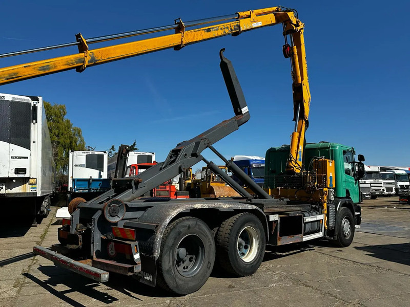Scania P114-380 6X2 Ampirol + Heila 13000 5T Crane Manual Gear - Φορτηγό μεταφοράς εμπορευματοκιβωτίων/ Κινητό αμάξωμα: φωτογραφία 5 Scania P114-380 6X2 Ampirol + Heila 13000 5T Crane Manual Gear - Φορτηγό μεταφοράς εμπορευματοκιβωτίων/ Κινητό αμάξωμα: φωτογραφία 5