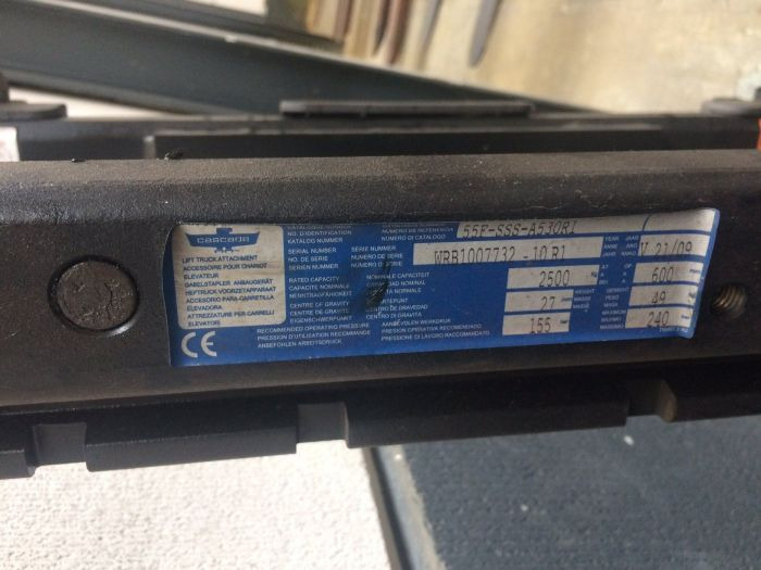 Cascade Sideshift 1400 mm - Παρελκόμενα για Ανυψωτικό μηχάνημα: φωτογραφία 3 Cascade Sideshift 1400 mm - Παρελκόμενα για Ανυψωτικό μηχάνημα: φωτογραφία 3