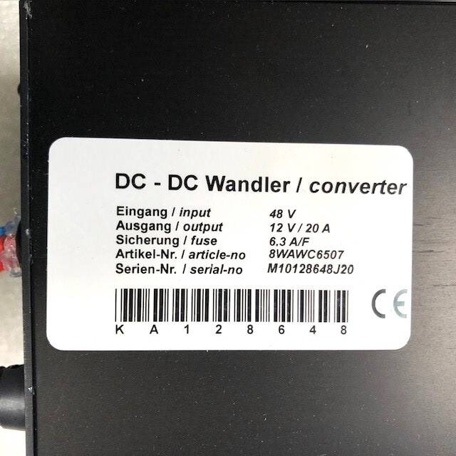 DC-DC Converter 48V - Ηλεκτρικό σύστημα για Ανυψωτικό μηχάνημα: φωτογραφία 5 DC-DC Converter 48V - Ηλεκτρικό σύστημα για Ανυψωτικό μηχάνημα: φωτογραφία 5