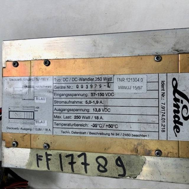 DC/DC Converter 80V-12V - Ηλεκτρικό σύστημα για Ανυψωτικό μηχάνημα: φωτογραφία 3 DC/DC Converter 80V-12V - Ηλεκτρικό σύστημα για Ανυψωτικό μηχάνημα: φωτογραφία 3