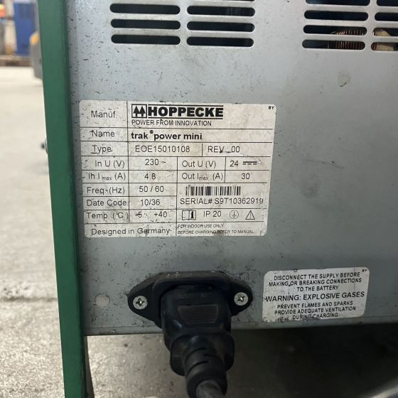 Ηλεκτρικό σύστημα για Ανυψωτικό μηχάνημα Hoppecke EOE15010108 Trak power mini: φωτογραφία 6