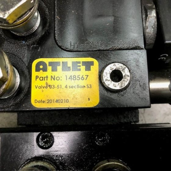 Hydraulic control valve for Unicarriers - Υδραυλική βαλβίδα για Ανυψωτικό μηχάνημα: φωτογραφία 4 Hydraulic control valve for Unicarriers - Υδραυλική βαλβίδα για Ανυψωτικό μηχάνημα: φωτογραφία 4