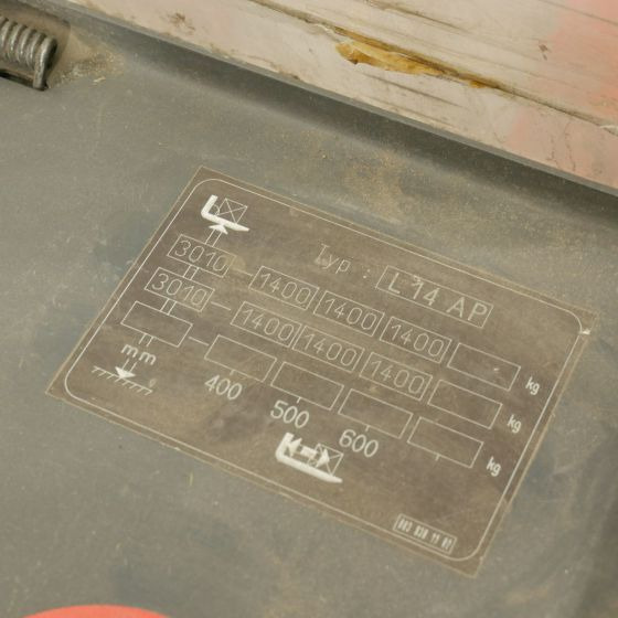 Μίσθωση  Linde L14AP (372) Linde L14AP (372): φωτογραφία 7