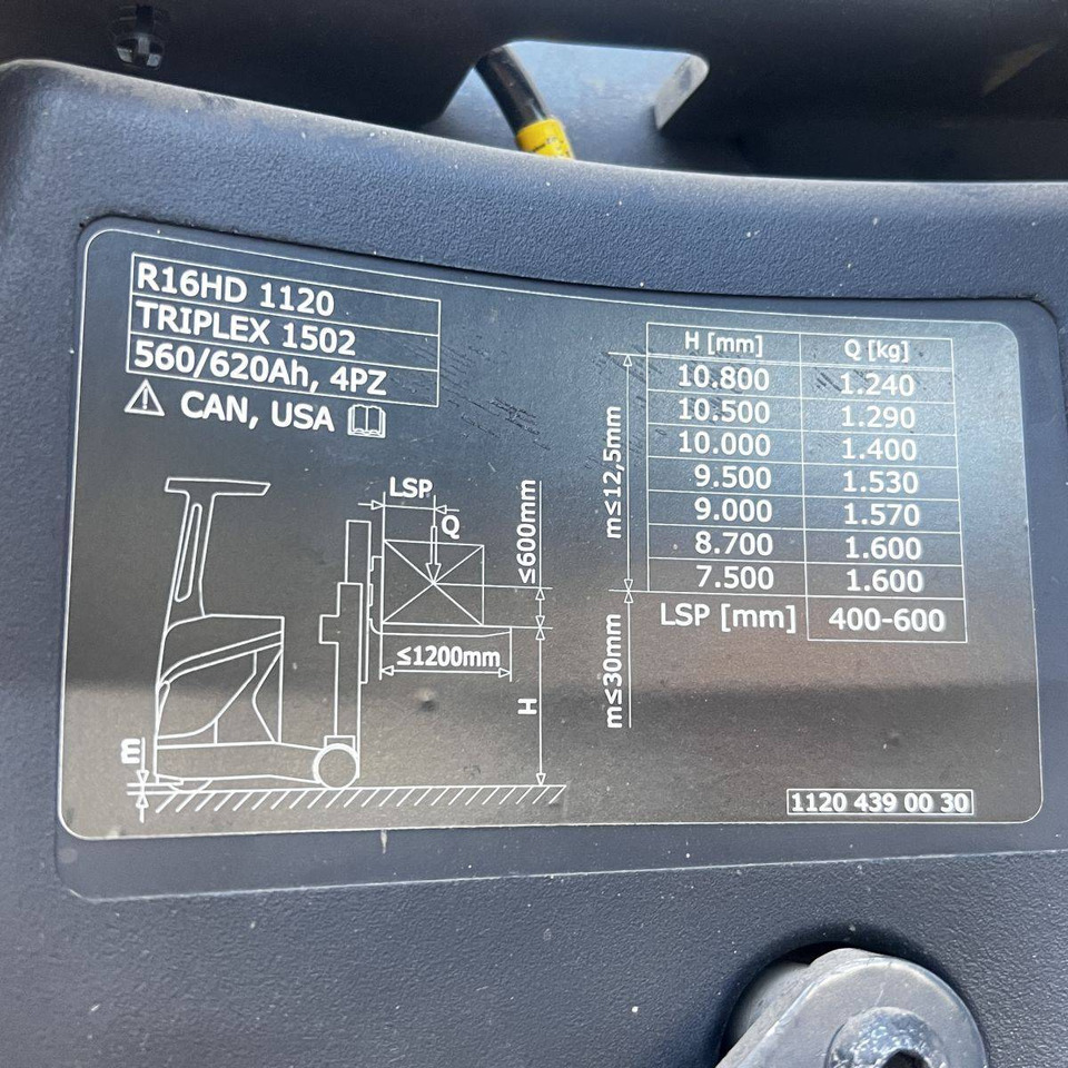 Μίσθωση  Linde R16 HD (1120) Linde R16 HD (1120): φωτογραφία 16