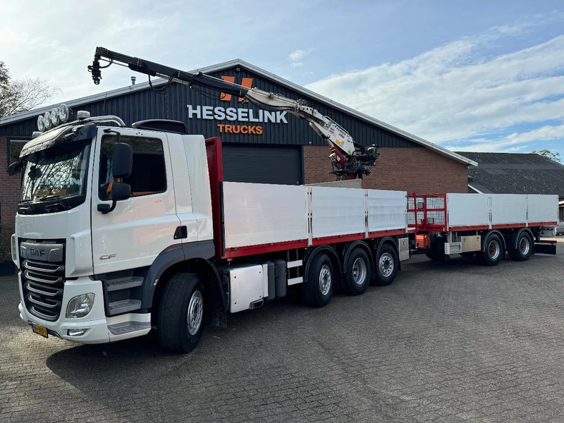 DAF CF 480 8X2 KENNIS K16R3 Kraan/Crane Combi 248.940KM Top condition!! - Φορτηγό με ανοιχτή καρότσα, Φορτηγό με γερανό: φωτογραφία 1 DAF CF 480 8X2 KENNIS K16R3 Kraan/Crane Combi 248.940KM Top condition!! - Φορτηγό με ανοιχτή καρότσα, Φορτηγό με γερανό: φωτογραφία 1