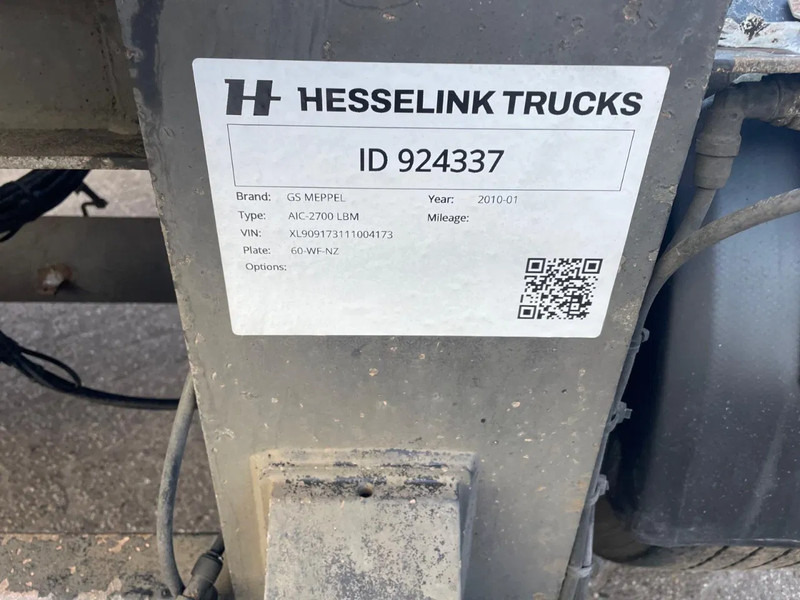 GS Meppel Container trailer - Ρυμούλκα γάντζος/ Αλυσιδάκι: φωτογραφία 5 GS Meppel Container trailer - Ρυμούλκα γάντζος/ Αλυσιδάκι: φωτογραφία 5