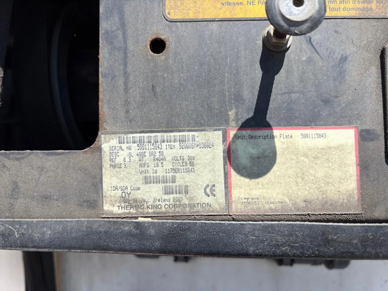 Επικαθήμενο ισοθερμικό Pacton 3AS Thermo King SL 400e Schijfremmen 2x Stuuras: φωτογραφία 10