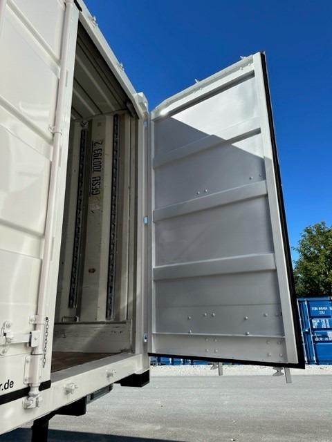 Krone Stahl-Wechselkoffer 7.45m BDF mit Portaltüren - Lack neu - Κλειστά aμάξωμα: φωτογραφία 4 Krone Stahl-Wechselkoffer 7.45m BDF mit Portaltüren - Lack neu - Κλειστά aμάξωμα: φωτογραφία 4