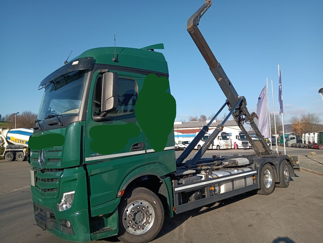 Mercedes-Benz ACTROS 2651 MP5 6x2 MEILLER RETARDER LENKACHS - Φορτηγό φόρτωσης γάντζου: φωτογραφία 1 Mercedes-Benz ACTROS 2651 MP5 6x2 MEILLER RETARDER LENKACHS - Φορτηγό φόρτωσης γάντζου: φωτογραφία 1