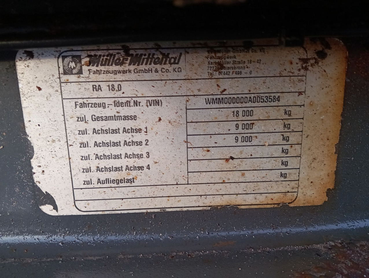 Müller-Mitteltal RA18 Abrollanhänger 7m BPW Trommel TÜV 5/2025 Müller-Mitteltal RA18 Abrollanhänger 7m BPW Trommel TÜV 5/2025 - Ρυμούλκα γάντζος/ Αλυσιδάκι: φωτογραφία 3 Müller-Mitteltal RA18 Abrollanhänger 7m BPW Trommel TÜV 5/2025 Müller-Mitteltal RA18 Abrollanhänger 7m BPW Trommel TÜV 5/2025 - Ρυμούλκα γάντζος/ Αλυσιδάκι: φωτογραφία 3