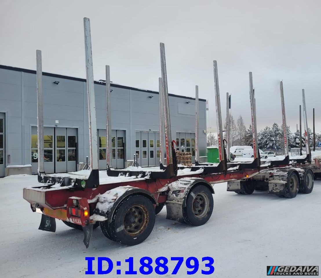 MALKKI RJ4-10200 - 4 Axles - Τρέιλερ ξυλείας: φωτογραφία 2 MALKKI RJ4-10200 - 4 Axles - Τρέιλερ ξυλείας: φωτογραφία 2