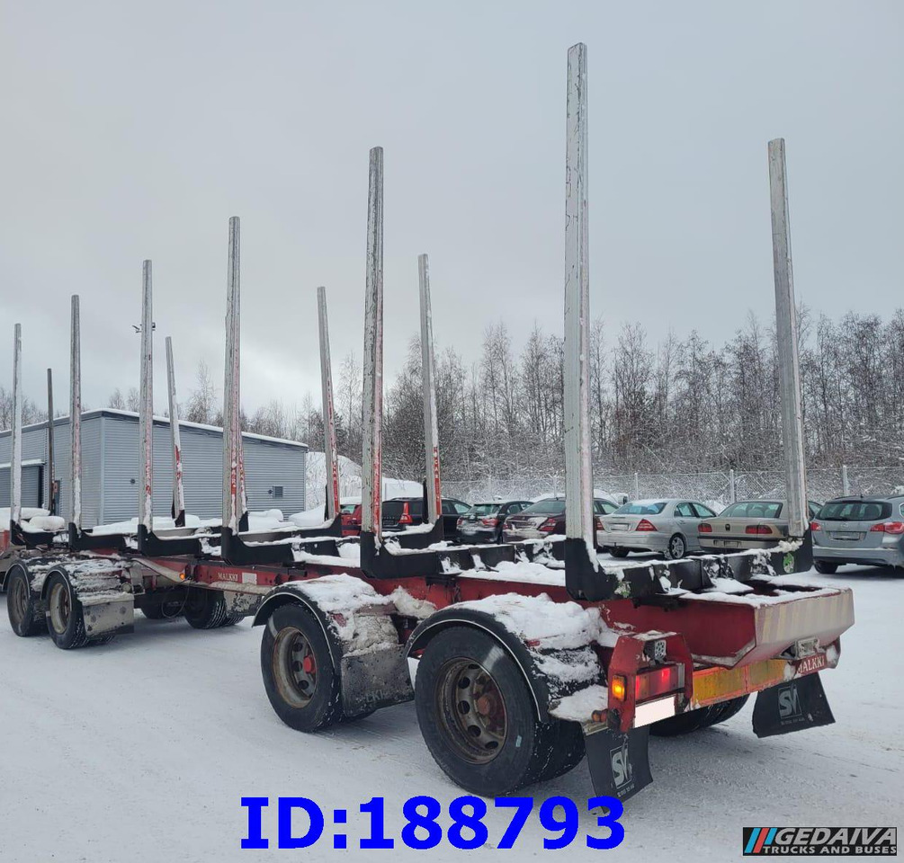 MALKKI RJ4-10200 - 4 Axles - Τρέιλερ ξυλείας: φωτογραφία 4 MALKKI RJ4-10200 - 4 Axles - Τρέιλερ ξυλείας: φωτογραφία 4
