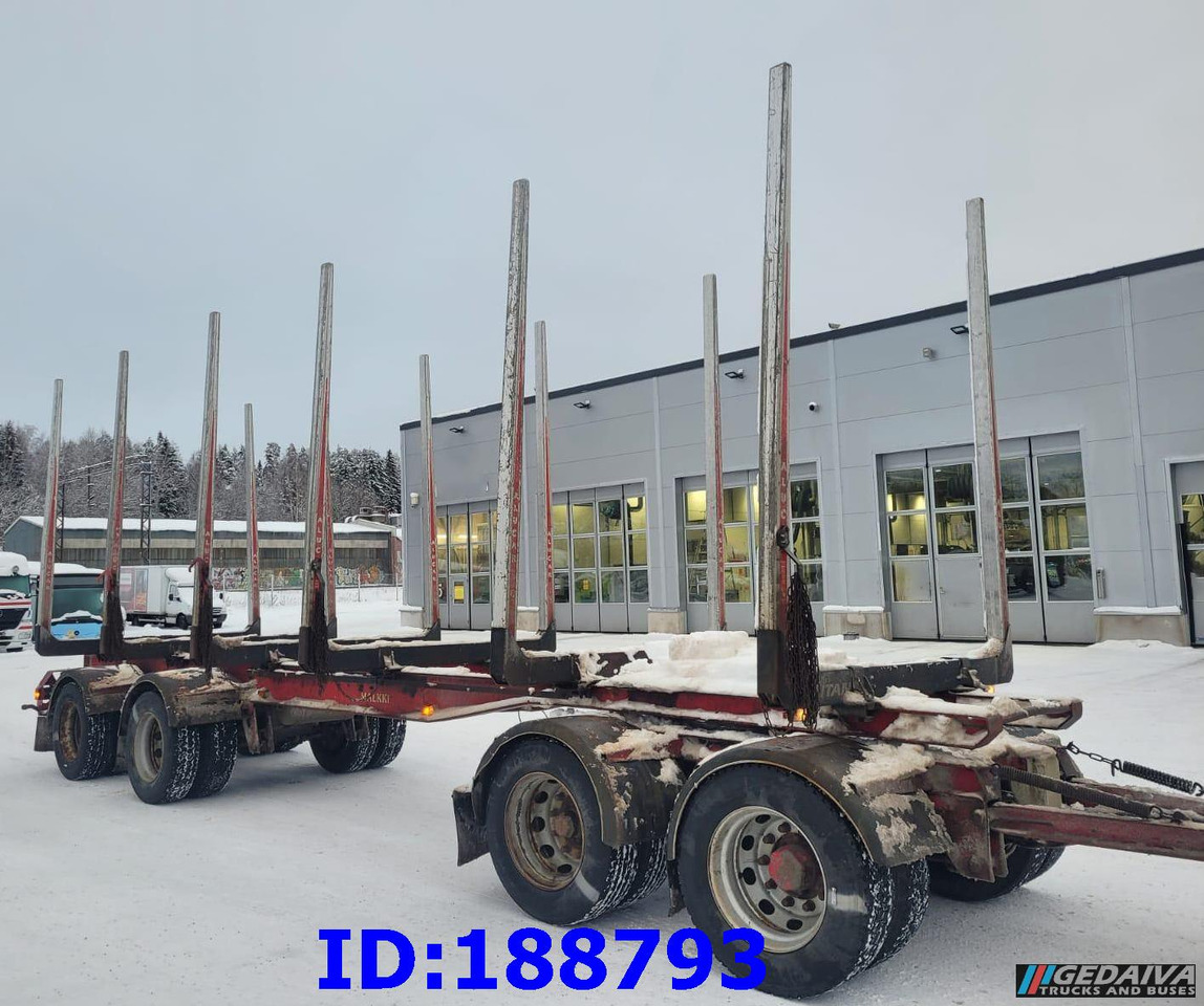 MALKKI RJ4-10200 - 4 Axles - Τρέιλερ ξυλείας: φωτογραφία 1 MALKKI RJ4-10200 - 4 Axles - Τρέιλερ ξυλείας: φωτογραφία 1