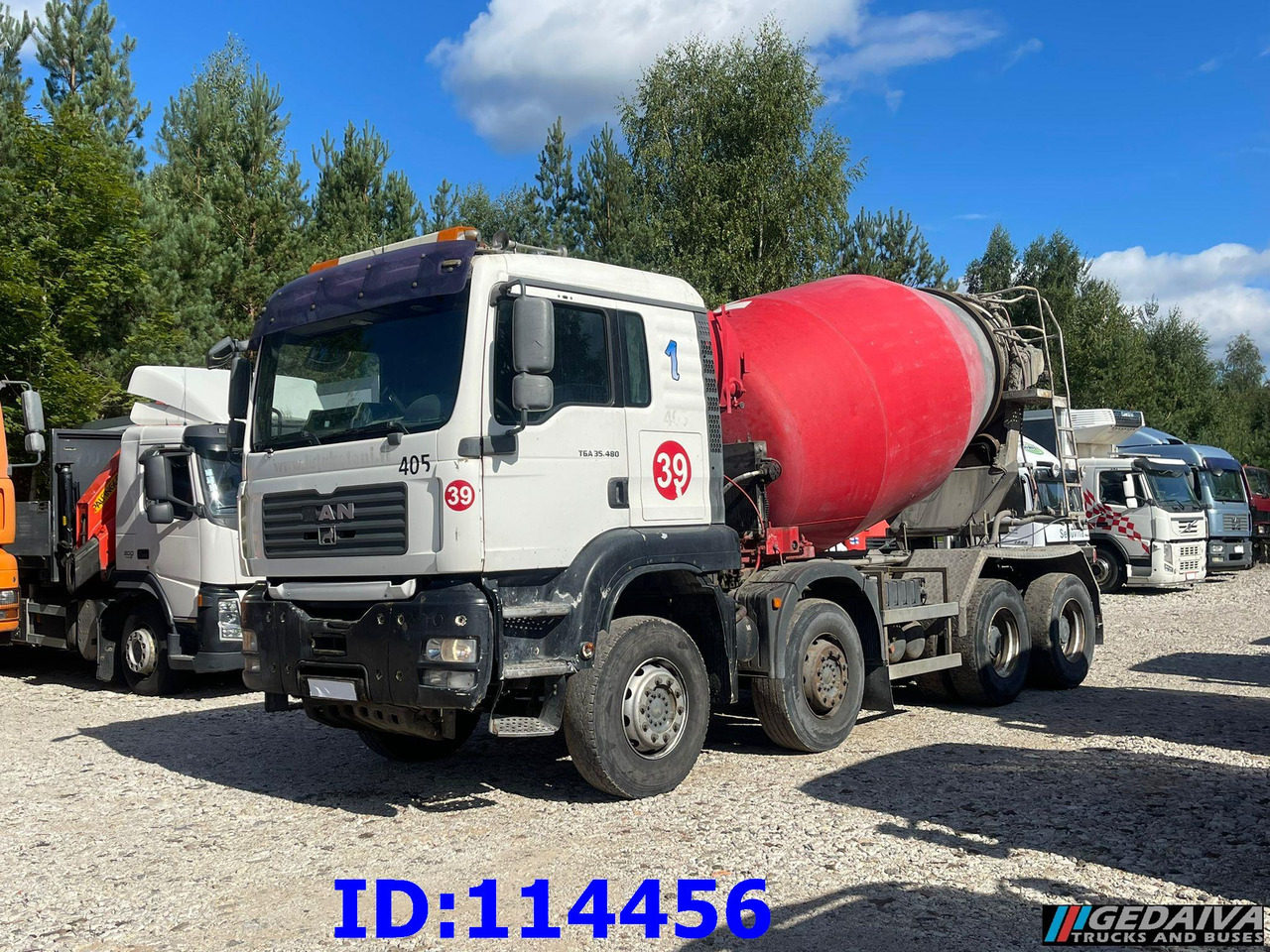 MAN TGA 35.480 8X4 8m3 Manual - Μπετονιέρα φορτηγό: φωτογραφία 1 MAN TGA 35.480 8X4 8m3 Manual - Μπετονιέρα φορτηγό: φωτογραφία 1