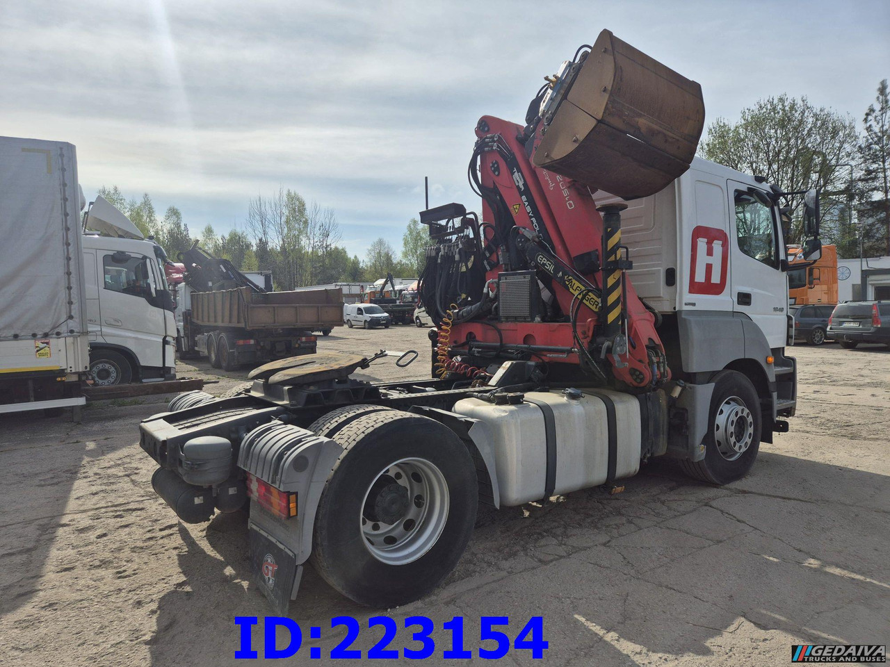 MERCEDES-BENZ Axor 1840 + Crane Epsilon Palfinger PZR601GA - Τράκτορας: φωτογραφία 5 MERCEDES-BENZ Axor 1840 + Crane Epsilon Palfinger PZR601GA - Τράκτορας: φωτογραφία 5