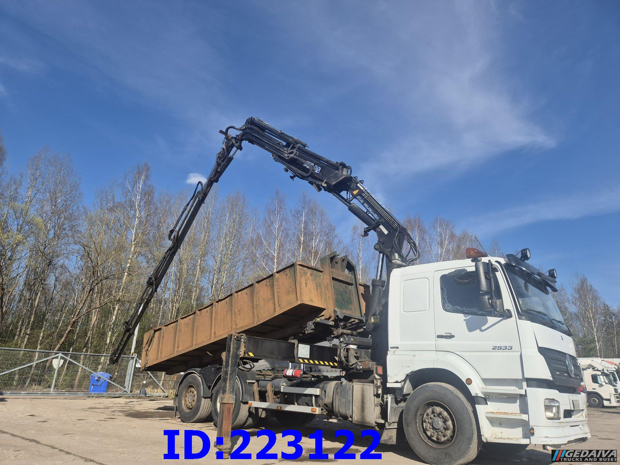 MERCEDES-BENZ Axor 2533 6x2 + Atlas 332.3E Crane - Φορτηγό ανατρεπόμενο: φωτογραφία 4 MERCEDES-BENZ Axor 2533 6x2 + Atlas 332.3E Crane - Φορτηγό ανατρεπόμενο: φωτογραφία 4