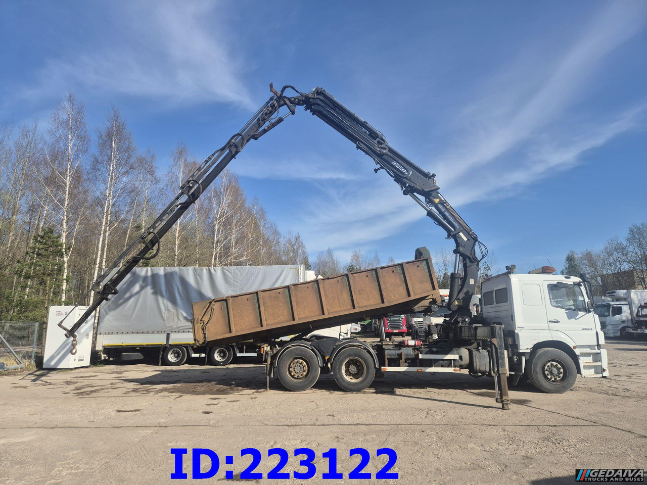 MERCEDES-BENZ Axor 2533 6x2 + Atlas 332.3E Crane - Φορτηγό ανατρεπόμενο: φωτογραφία 5 MERCEDES-BENZ Axor 2533 6x2 + Atlas 332.3E Crane - Φορτηγό ανατρεπόμενο: φωτογραφία 5