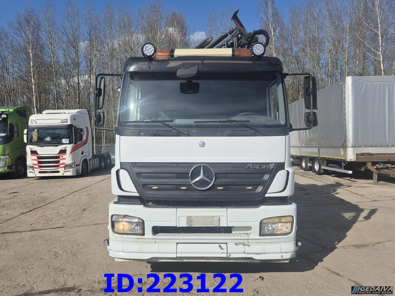 MERCEDES-BENZ Axor 2533 6x2 + Atlas 332.3E Crane - Φορτηγό ανατρεπόμενο: φωτογραφία 2 MERCEDES-BENZ Axor 2533 6x2 + Atlas 332.3E Crane - Φορτηγό ανατρεπόμενο: φωτογραφία 2