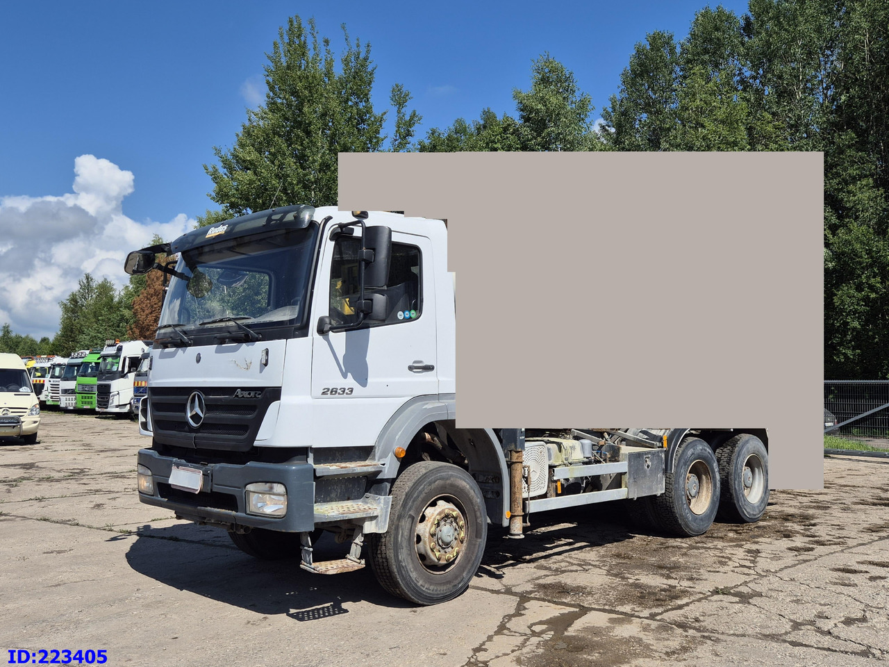 MERCEDES-BENZ Axor 2633 6x4 Full steel - Φορτηγό σασί: φωτογραφία 1 MERCEDES-BENZ Axor 2633 6x4 Full steel - Φορτηγό σασί: φωτογραφία 1