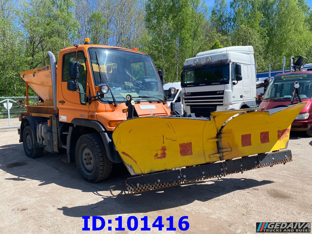 MERCEDES-BENZ Unimog U300 4X4 - Εκχιονιστικό μηχάνημα: φωτογραφία 2 MERCEDES-BENZ Unimog U300 4X4 - Εκχιονιστικό μηχάνημα: φωτογραφία 2