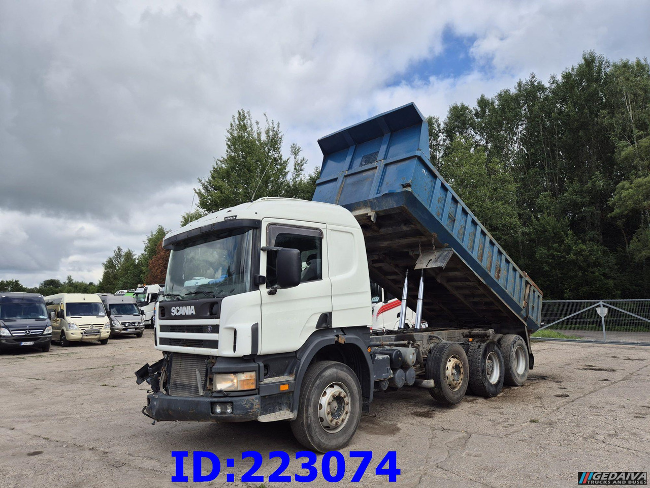 SCANIA 124 8x2 - Manual - Full steel - Φορτηγό ανατρεπόμενο: φωτογραφία 1 SCANIA 124 8x2 - Manual - Full steel - Φορτηγό ανατρεπόμενο: φωτογραφία 1