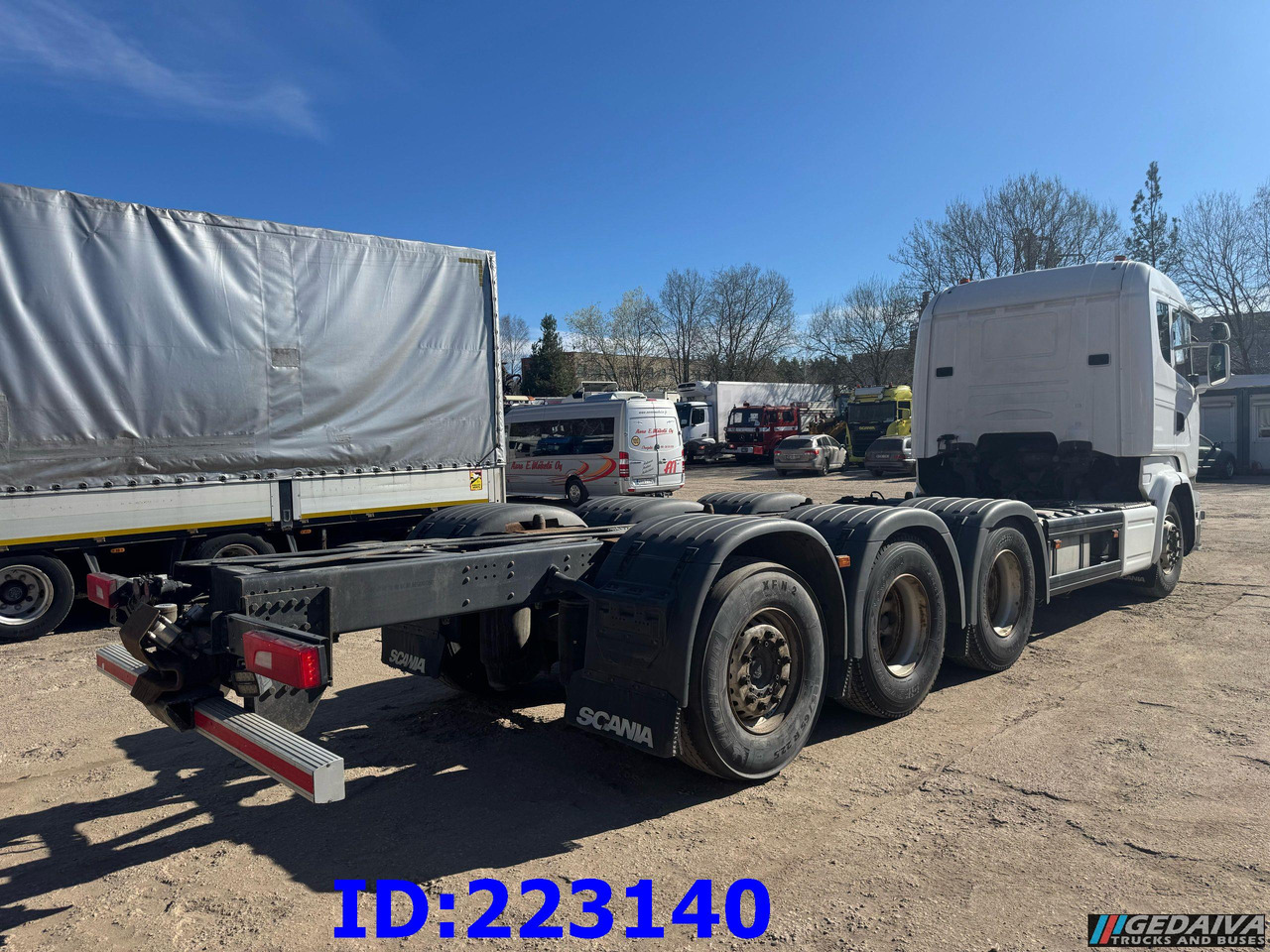 SCANIA R520 8x4 Steering Axle - Φορτηγό σασί: φωτογραφία 5 SCANIA R520 8x4 Steering Axle - Φορτηγό σασί: φωτογραφία 5