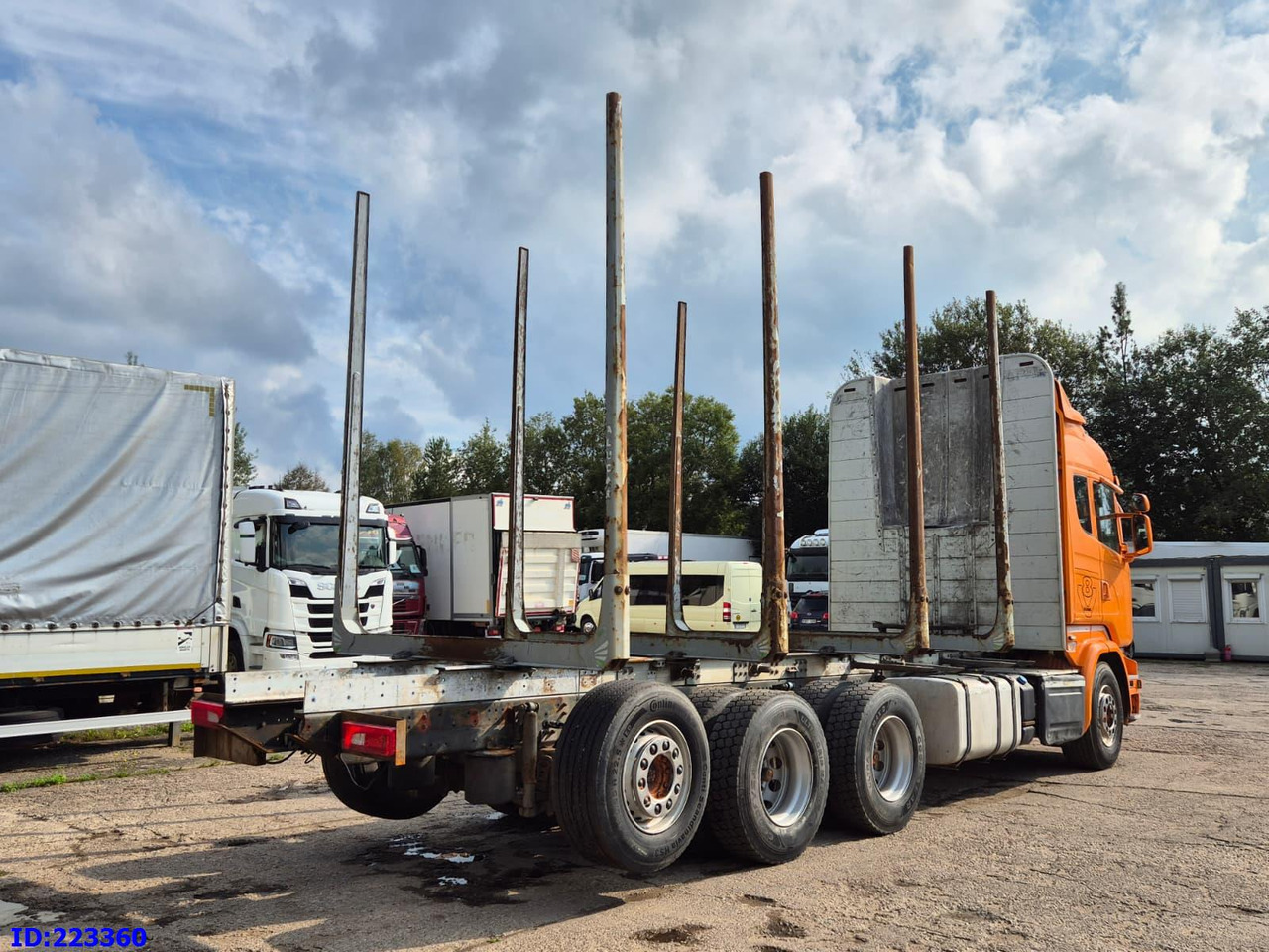 SCANIA R580 8X4 V8 Retarder - Φορτηγό ξυλείας: φωτογραφία 4 SCANIA R580 8X4 V8 Retarder - Φορτηγό ξυλείας: φωτογραφία 4