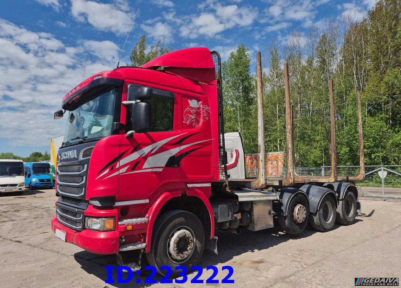 SCANIA R620 - 8x4 - Steering axle - Φορτηγό ξυλείας: φωτογραφία 1 SCANIA R620 - 8x4 - Steering axle - Φορτηγό ξυλείας: φωτογραφία 1