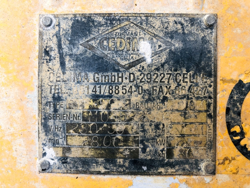 Cedima CTS 59.2 (2603) - Εξοπλισμού κατασκευών: φωτογραφία 3 Cedima CTS 59.2 (2603) - Εξοπλισμού κατασκευών: φωτογραφία 3