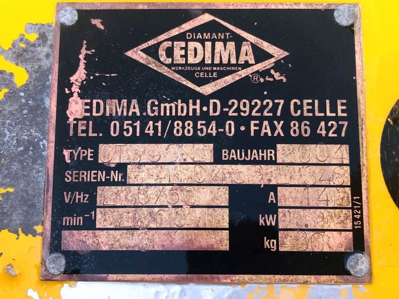 Cedima CTS 59.5 (3200) - Εξοπλισμού κατασκευών: φωτογραφία 3 Cedima CTS 59.5 (3200) - Εξοπλισμού κατασκευών: φωτογραφία 3