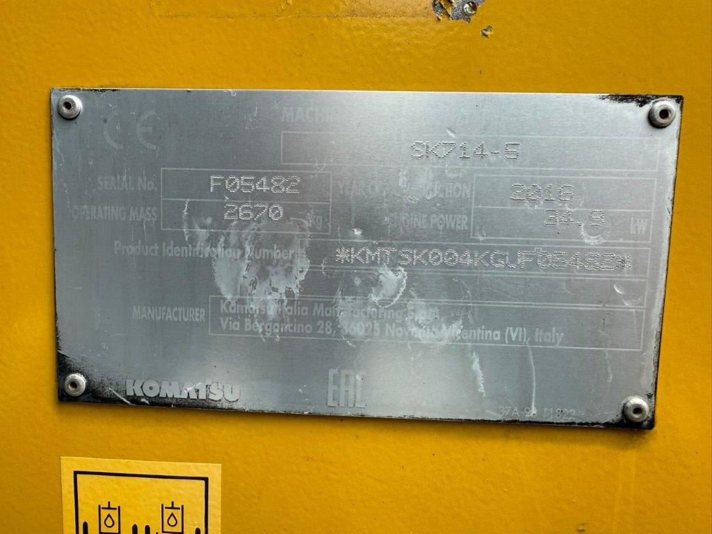 Komatsu SK714-5 (4026) - Φορτωτής πλάγιας ολίσθησης: φωτογραφία 5 Komatsu SK714-5 (4026) - Φορτωτής πλάγιας ολίσθησης: φωτογραφία 5