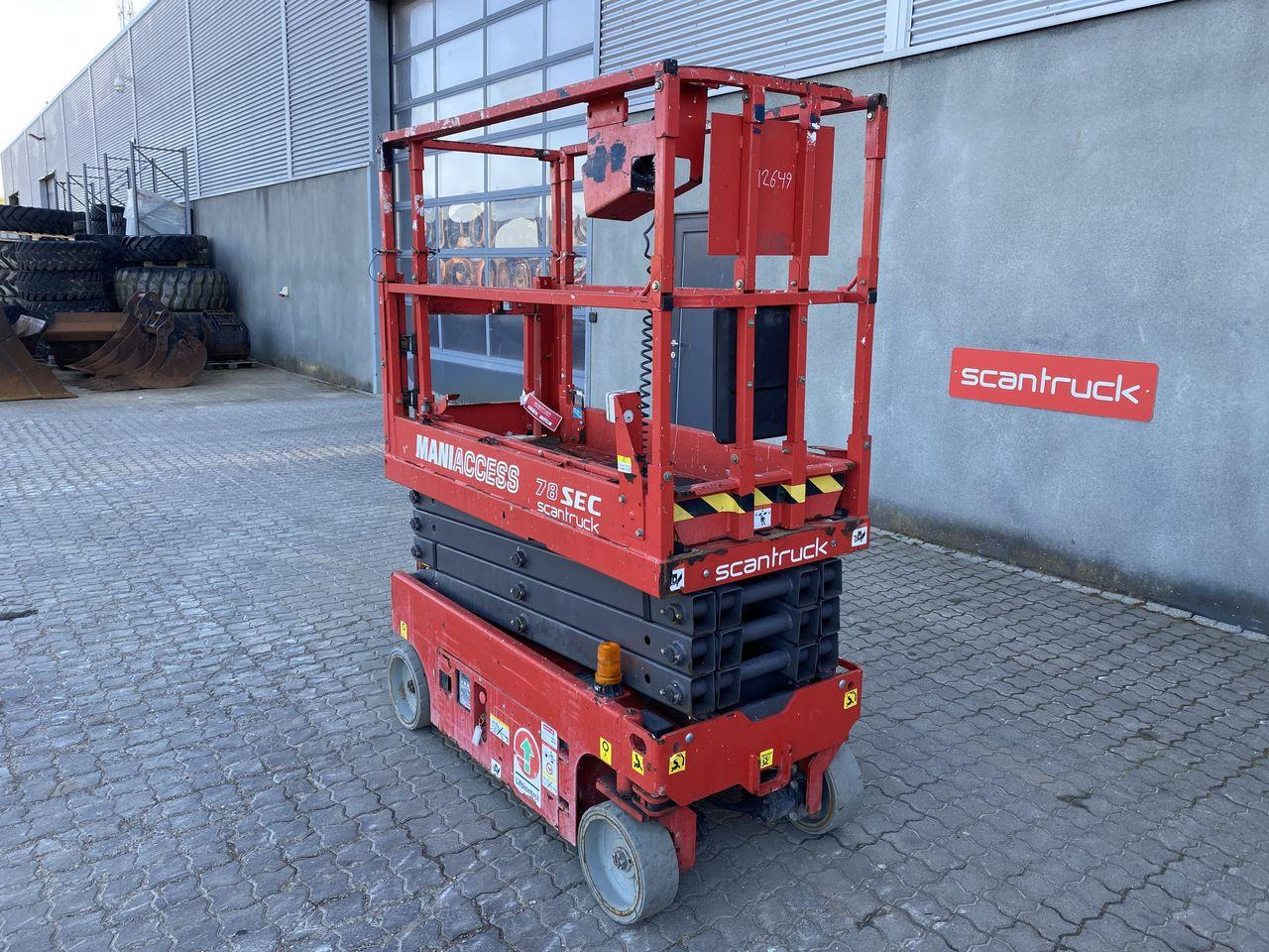 Manitou 78SEC - Ψαλιδωτό ανυψωτικό: φωτογραφία 2 Manitou 78SEC - Ψαλιδωτό ανυψωτικό: φωτογραφία 2