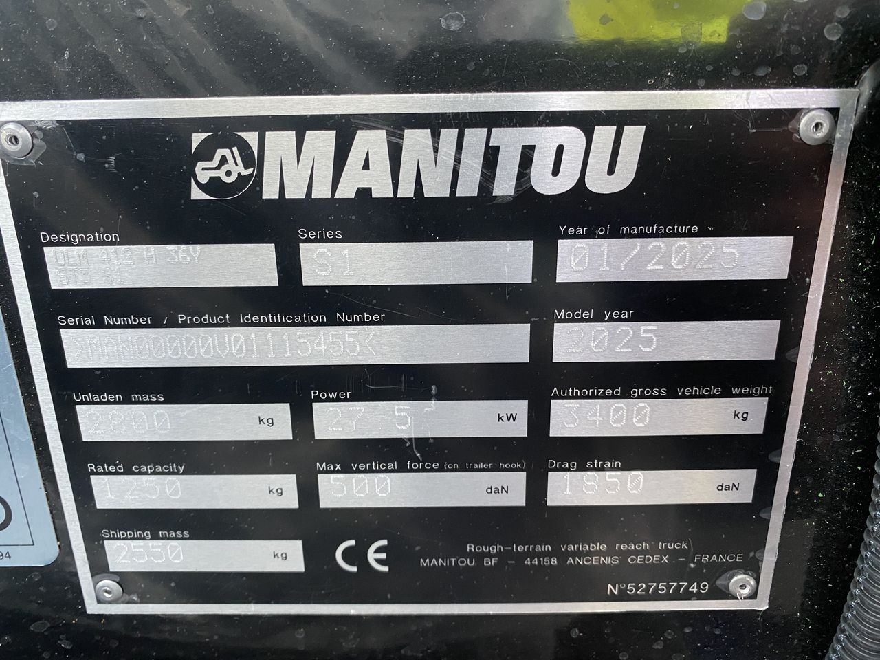 Τηλεσκοπικός φορτωτής Manitou ULM412H Comfort ST5: φωτογραφία 10