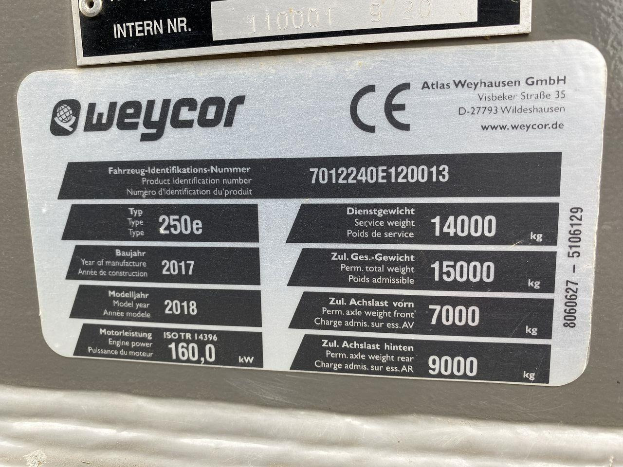 Μίσθωση Weycor AR250e Weycor AR250e: φωτογραφία 11 Μίσθωση Weycor AR250e Weycor AR250e: φωτογραφία 11