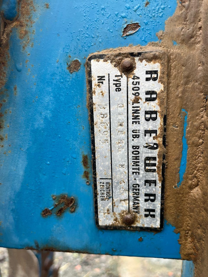 Rabe Gimpel E60 - Άροτρο: φωτογραφία 4 Rabe Gimpel E60 - Άροτρο: φωτογραφία 4