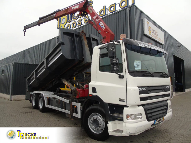 DAF CF 85.380 + MANUAL + HMF 1680 + HYVA + 6X2 - Φορτηγό με γερανό: φωτογραφία 1 DAF CF 85.380 + MANUAL + HMF 1680 + HYVA + 6X2 - Φορτηγό με γερανό: φωτογραφία 1