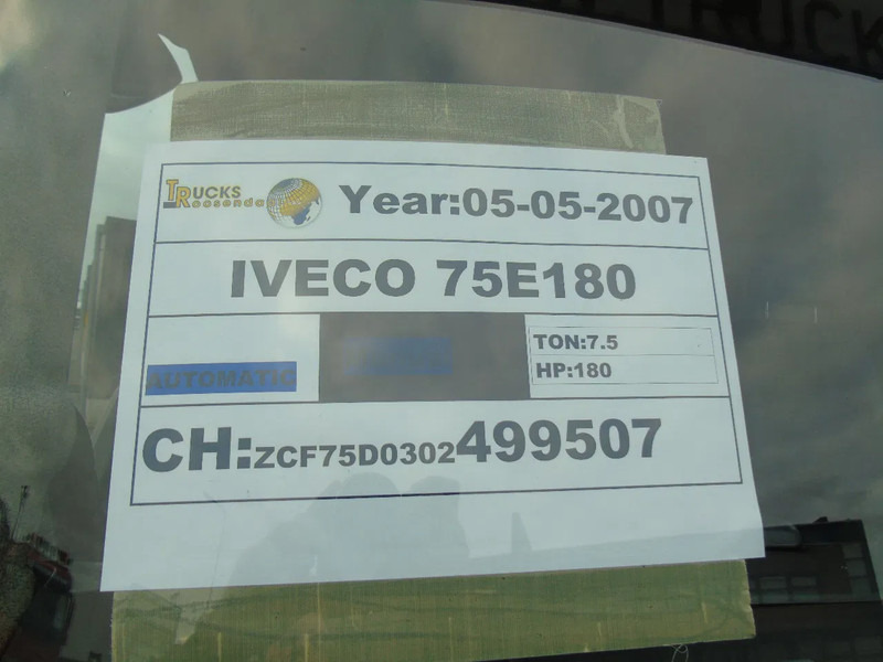 Iveco EuroCargo 180 IVECO EURO CARGO 75 E 180 GLASWAGEN - Φορτηγό κόφα: φωτογραφία 5 Iveco EuroCargo 180 IVECO EURO CARGO 75 E 180 GLASWAGEN - Φορτηγό κόφα: φωτογραφία 5