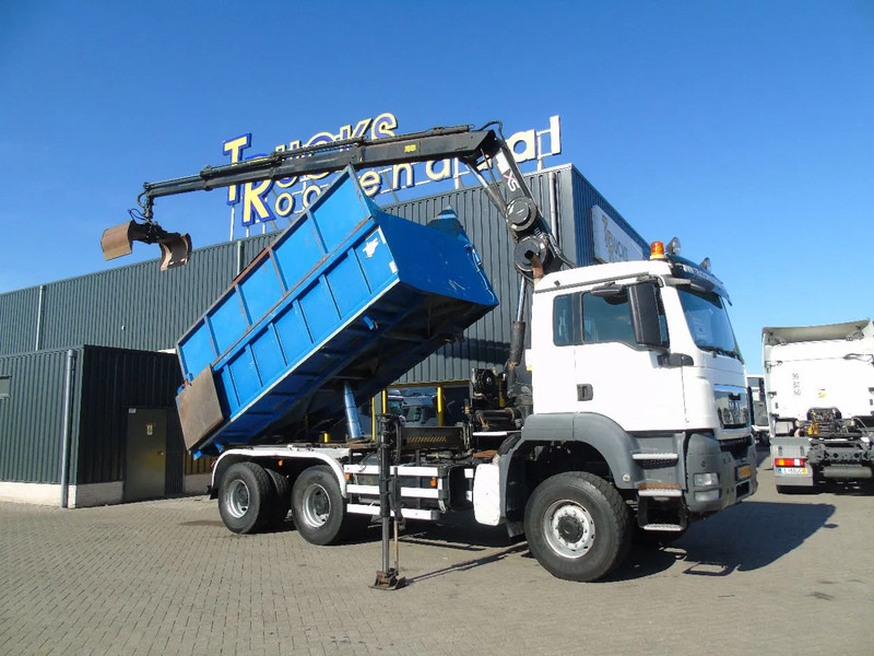 MAN TGX + 6x6 + HIAB 166 E3 HIPRO + 3SIDE TIPPER - Φορτηγό ανατρεπόμενο, Φορτηγό με γερανό: φωτογραφία 2 MAN TGX + 6x6 + HIAB 166 E3 HIPRO + 3SIDE TIPPER - Φορτηγό ανατρεπόμενο, Φορτηγό με γερανό: φωτογραφία 2