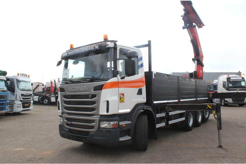 Scania G 480 + PALFINGER 500002EH 6x / JIB 3x + 8x4 STEERING + REMOTE - Φορτηγό με γερανό: φωτογραφία 3 Scania G 480 + PALFINGER 500002EH 6x / JIB 3x + 8x4 STEERING + REMOTE - Φορτηγό με γερανό: φωτογραφία 3