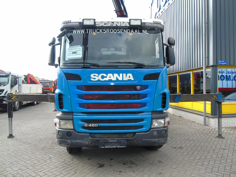 Scania G480 8x4 + palfinger crane PK74002 6x extension + JIB 4x extension - Φορτηγό με γερανό: φωτογραφία 2 Scania G480 8x4 + palfinger crane PK74002 6x extension + JIB 4x extension - Φορτηγό με γερανό: φωτογραφία 2