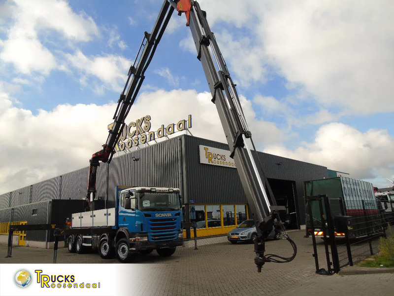 Scania G480 8x4 + palfinger crane PK74002 6x extension + JIB 4x extension - Φορτηγό με γερανό: φωτογραφία 1 Scania G480 8x4 + palfinger crane PK74002 6x extension + JIB 4x extension - Φορτηγό με γερανό: φωτογραφία 1