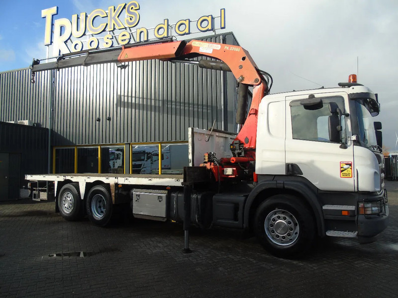 Scania P 420 + PALFINGER 32080 + STEERING + 6X2 - Φορτηγό με γερανό: φωτογραφία 4 Scania P 420 + PALFINGER 32080 + STEERING + 6X2 - Φορτηγό με γερανό: φωτογραφία 4