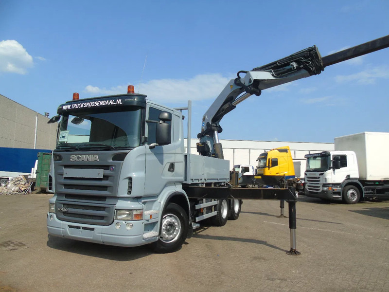 Scania R reserved 420 + PALFINGER 72002 + 7 EXTENTIONS + 6X4 + REMOTE - Φορτηγό με γερανό: φωτογραφία 3 Scania R reserved 420 + PALFINGER 72002 + 7 EXTENTIONS + 6X4 + REMOTE - Φορτηγό με γερανό: φωτογραφία 3