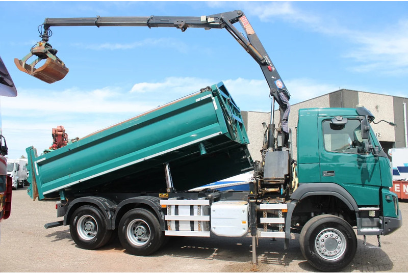 Volvo FMX 380 + 6x6 + HMF Z Crane Hardox KIPPER + Multi kap - Φορτηγό ανατρεπόμενο, Φορτηγό με γερανό: φωτογραφία 3 Volvo FMX 380 + 6x6 + HMF Z Crane Hardox KIPPER + Multi kap - Φορτηγό ανατρεπόμενο, Φορτηγό με γερανό: φωτογραφία 3