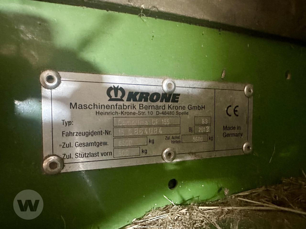 Krone Comprima CF 155 XC - Χορτοδετική μηχανή στρόγγυλης μπάλας: φωτογραφία 2 Krone Comprima CF 155 XC - Χορτοδετική μηχανή στρόγγυλης μπάλας: φωτογραφία 2